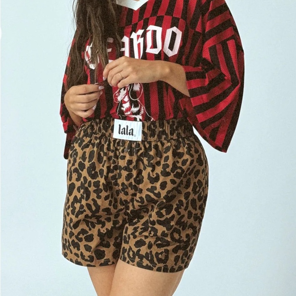 Good fortune Leopard boxer shorts